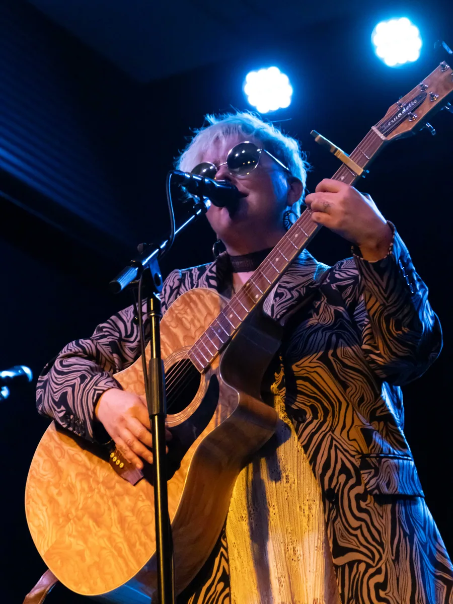 Bernadette Connors performing at Femme Rising.